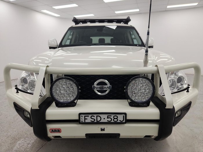 2016 Nissan Patrol Ti-L Y62 Series 3 4X4 Dual Range Ivory Pearl