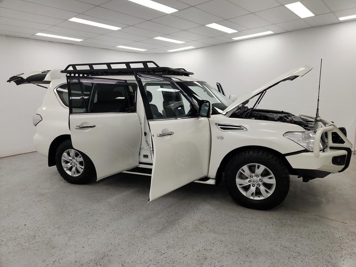 2016 Nissan Patrol Ti-L Y62 Series 3 4X4 Dual Range Ivory Pearl