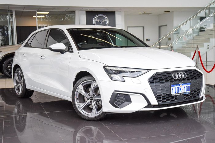 2022 Audi A3 35 TFSI GY MY22 Glacier White
