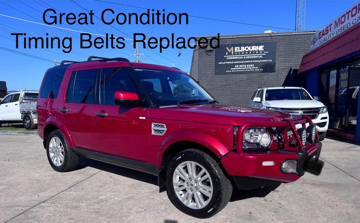 2013 Land Rover Discovery 4 TDV6 Series 4 MY13 4X4 Constant Firenze Red