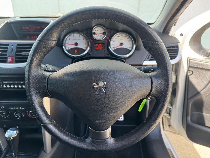 2012 Peugeot 207 Sportium A7 Series II MY12 Bianca White
