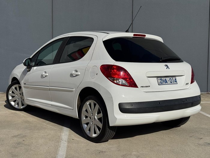 2012 Peugeot 207 Sportium A7 Series II MY12 Bianca White