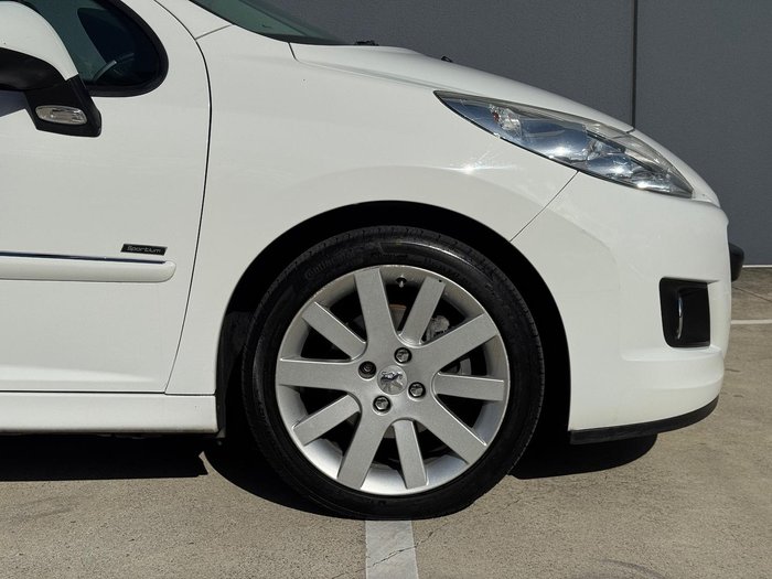 2012 Peugeot 207 Sportium A7 Series II MY12 Bianca White