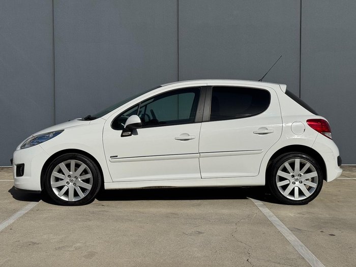 2012 Peugeot 207 Sportium A7 Series II MY12 Bianca White