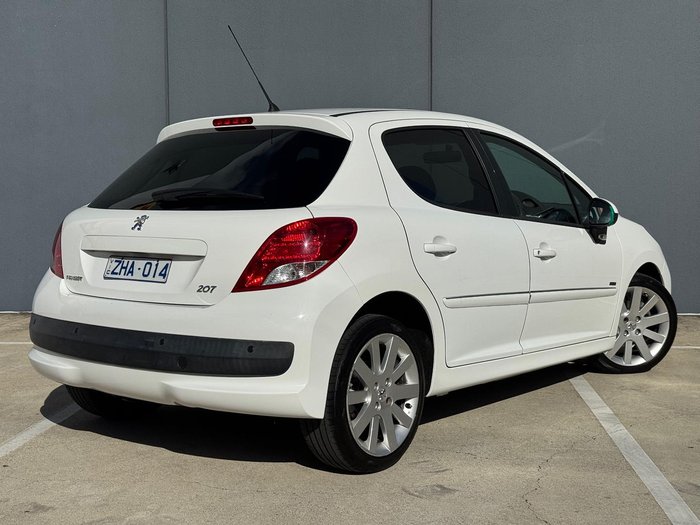 2012 Peugeot 207 Sportium A7 Series II MY12 Bianca White