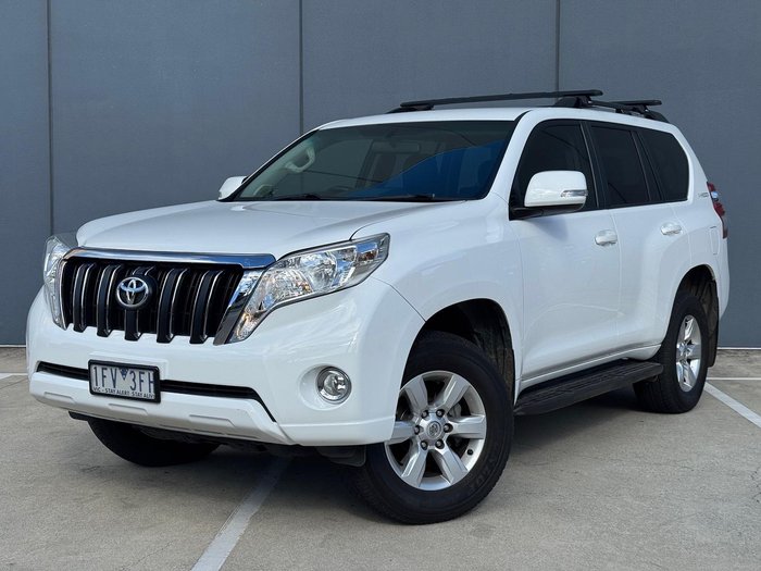 2015 Toyota Landcruiser Prado GXL GDJ150R 4X4 Dual Range Glacier White