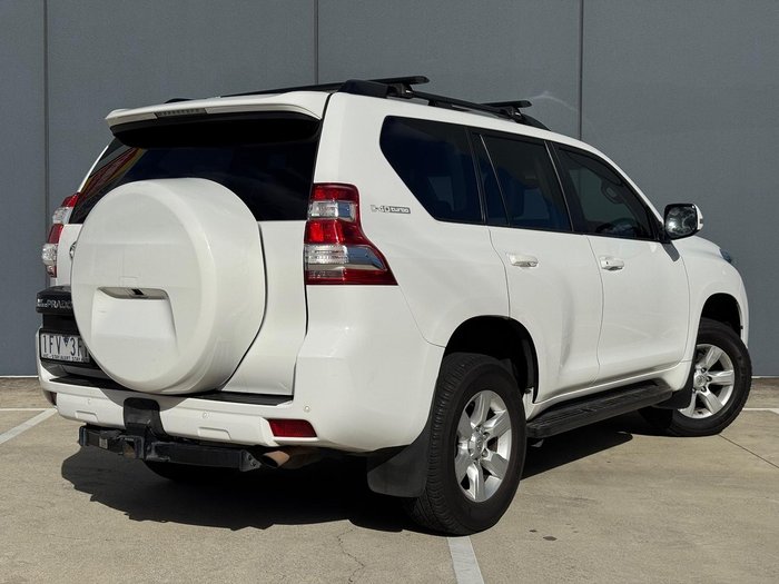 2015 Toyota Landcruiser Prado GXL GDJ150R 4X4 Dual Range Glacier White