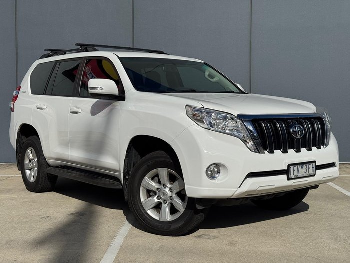 2015 Toyota Landcruiser Prado GXL GDJ150R 4X4 Dual Range Glacier White