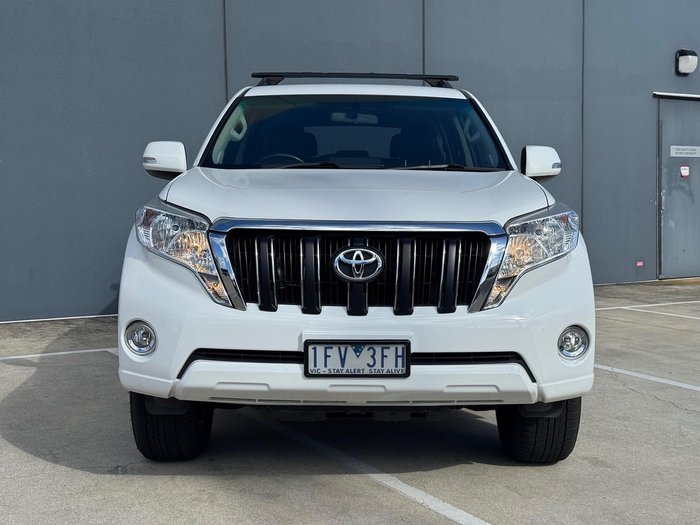 2015 Toyota Landcruiser Prado GXL GDJ150R 4X4 Dual Range Glacier White