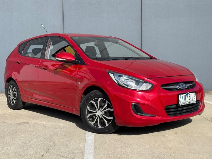 2012 Hyundai Accent Active RB Red Passion