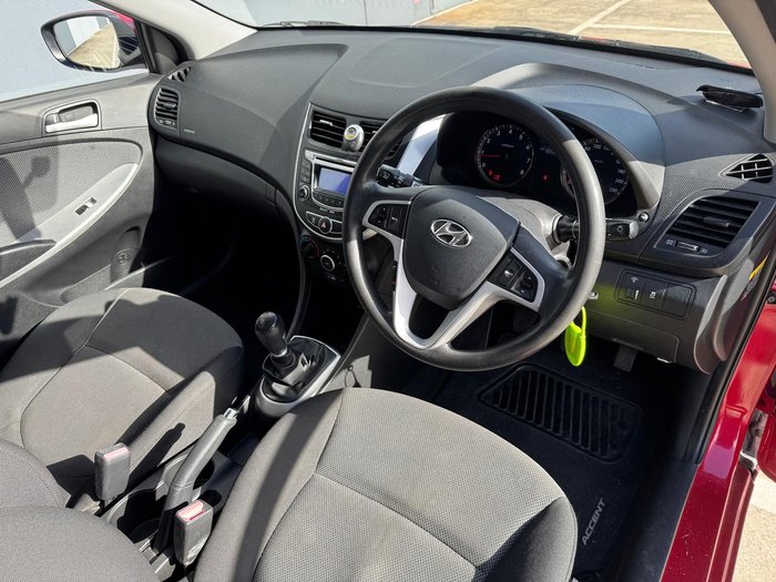 2012 Hyundai Accent Active RB Red Passion