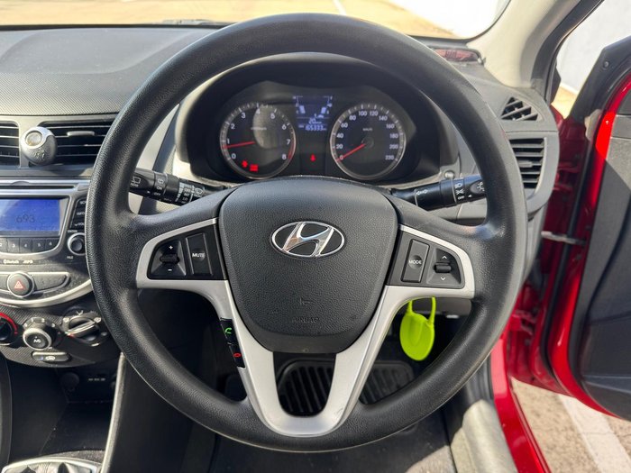 2012 Hyundai Accent Active RB Red Passion