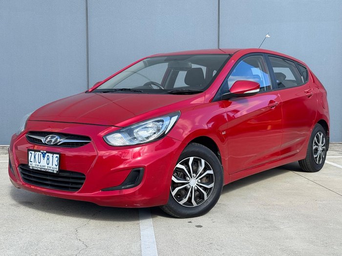 2012 Hyundai Accent Active RB Red Passion