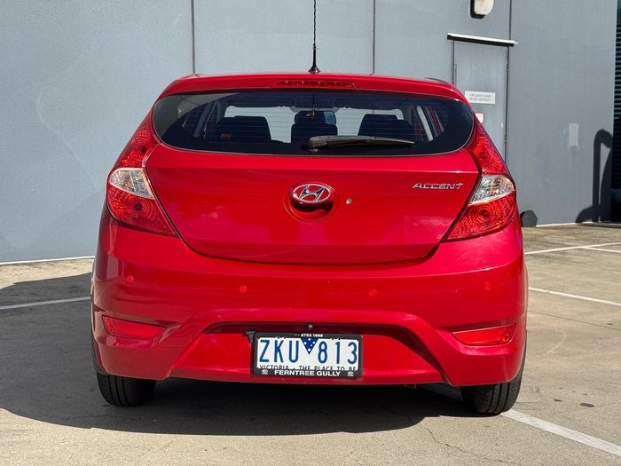 2012 Hyundai Accent Active RB Red Passion
