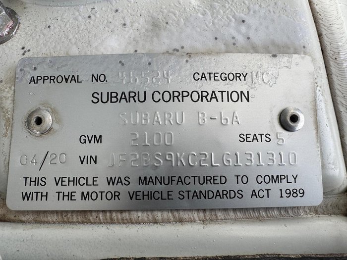 2020 Subaru Outback 2.5i-X