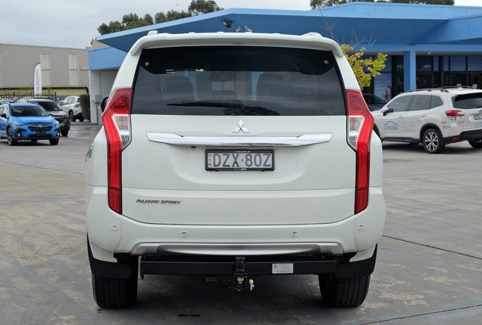 2018 Mitsubishi Pajero Sport GLS QE MY18 4X4 Dual Range White