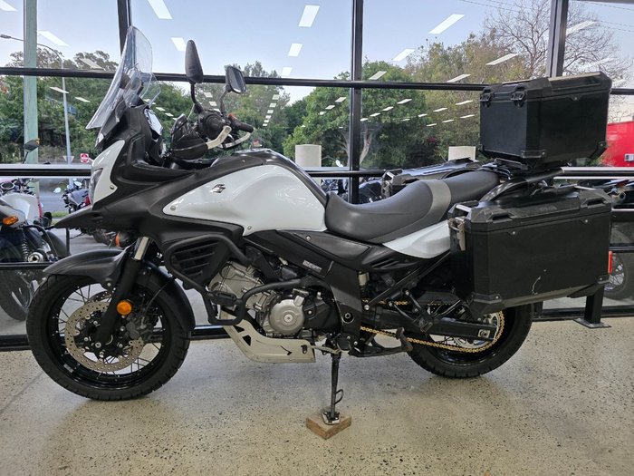 2015 Suzuki V-STROM 650 XT WHITE