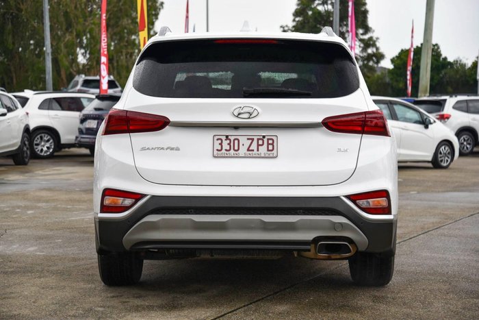 2020 Hyundai Santa Fe Elite TM.2 MY20 White Cream