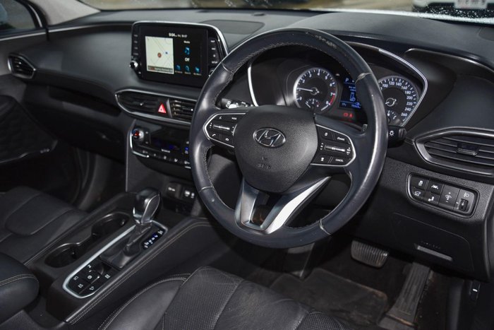 2020 Hyundai Santa Fe Elite TM.2 MY20 White Cream