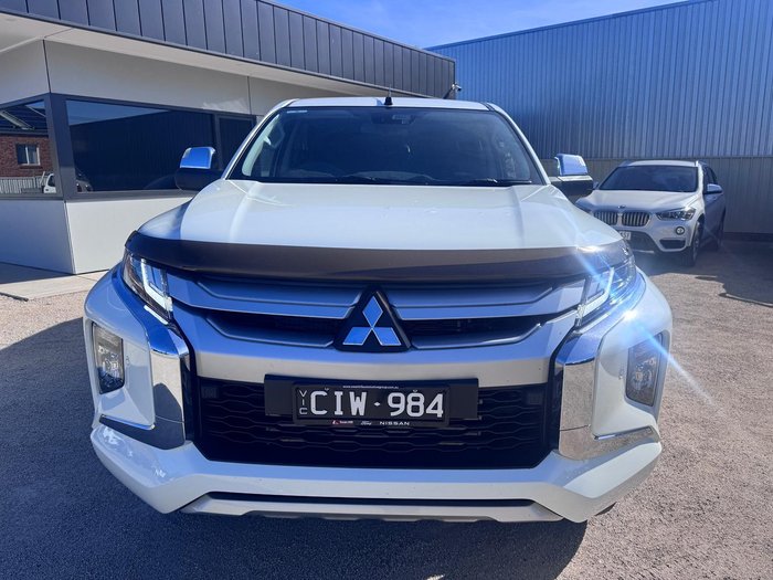 2023 Mitsubishi Triton GLS MR MY23 4X4 Dual Range White
