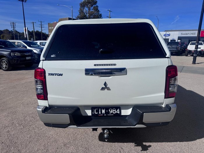 2023 Mitsubishi Triton GLS MR MY23 4X4 Dual Range White