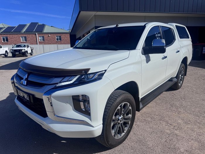 2023 Mitsubishi Triton GLS MR MY23 4X4 Dual Range White