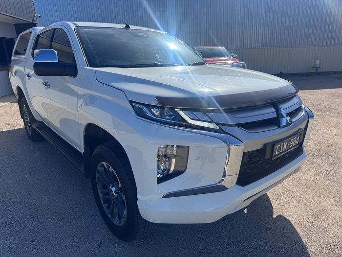 2023 Mitsubishi Triton GLS MR MY23 4X4 Dual Range White