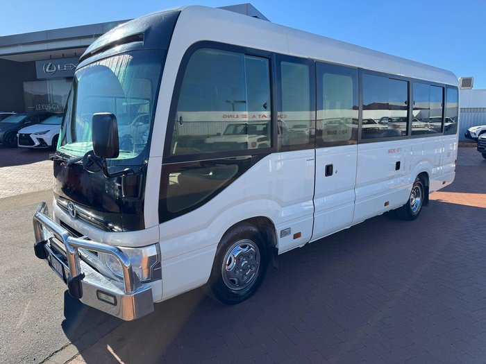 2017 Toyota Coaster Deluxe XZB70R White