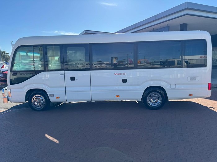 2017 Toyota Coaster Deluxe XZB70R White