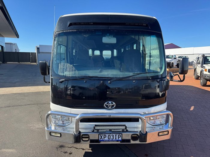 2017 Toyota Coaster Deluxe XZB70R White