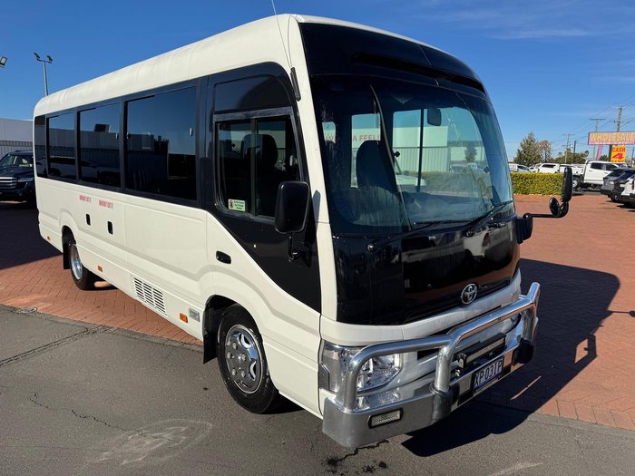 2017 Toyota Coaster Deluxe XZB70R White