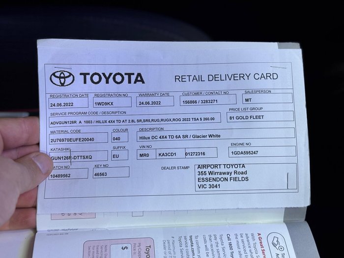 2022 Toyota Hilux SR