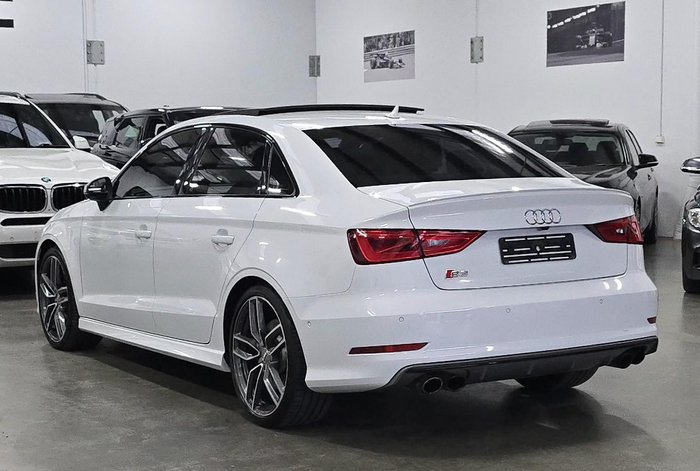 2016 Audi S3 8V MY16 Four Wheel Drive Ibis White