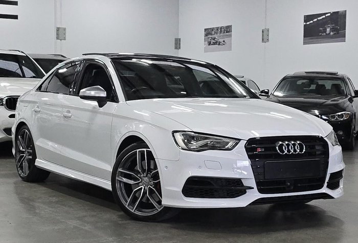 2016 Audi S3 8V MY16 Four Wheel Drive Ibis White