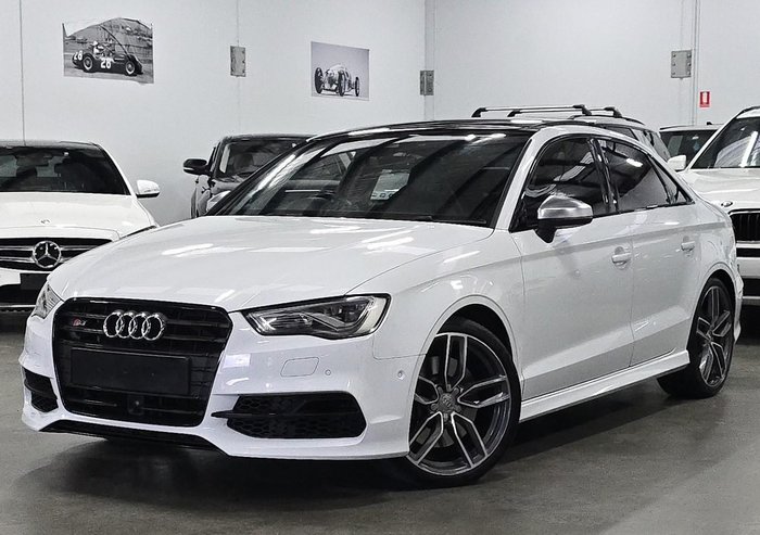 2016 Audi S3 8V MY16 Four Wheel Drive Ibis White
