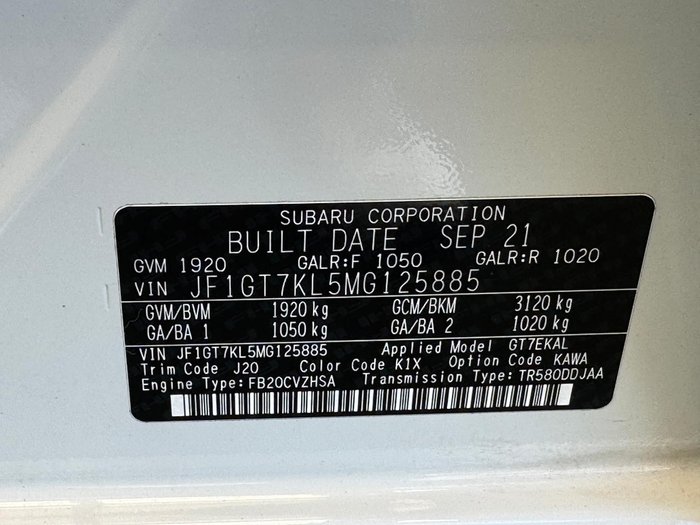 2021 Subaru Impreza 2.0i-L