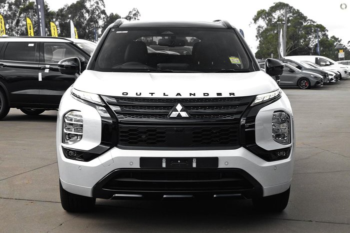 2025 Mitsubishi Outlander PHEV GSR ZM MY24 AWD White Diamond with Black Mica Roof