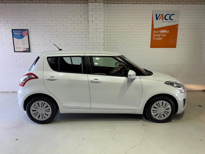 2014 Suzuki Swift GL Navigator FZ MY14 Snow White