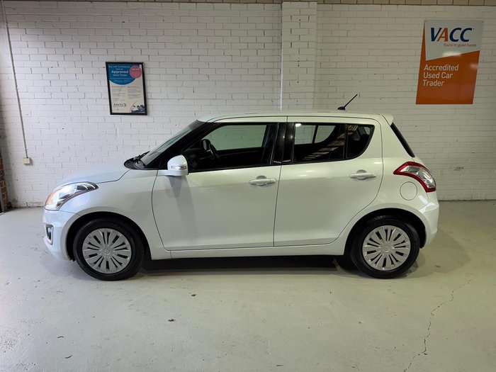 2014 Suzuki Swift GL Navigator FZ MY14 Snow White