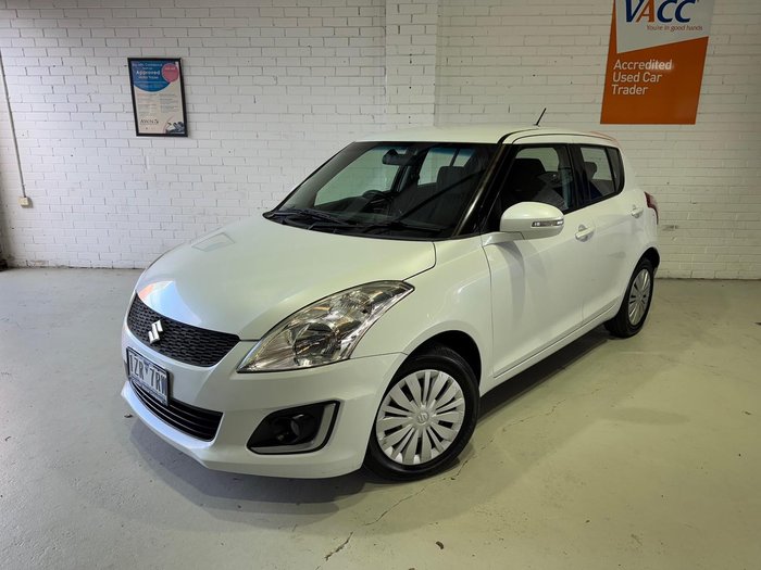 2014 Suzuki Swift GL Navigator FZ MY14 Snow White
