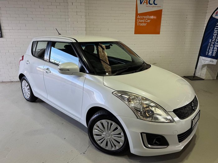 2014 Suzuki Swift GL Navigator FZ MY14 Snow White