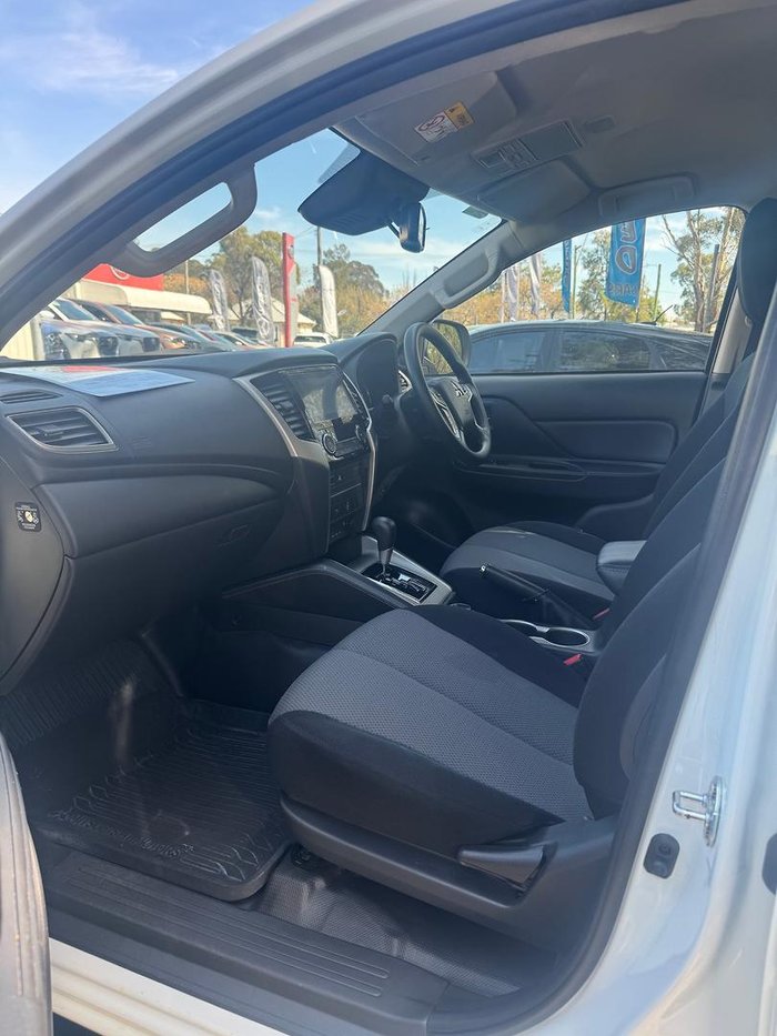 2021 Mitsubishi Triton GLX+ MR MY21 4X4 Dual Range White
