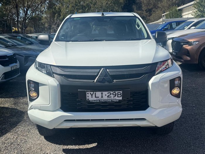 2021 Mitsubishi Triton GLX+ MR MY21 4X4 Dual Range White