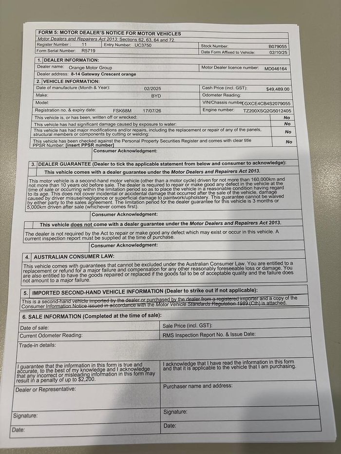 2025 BYD ATTO 3 Premium