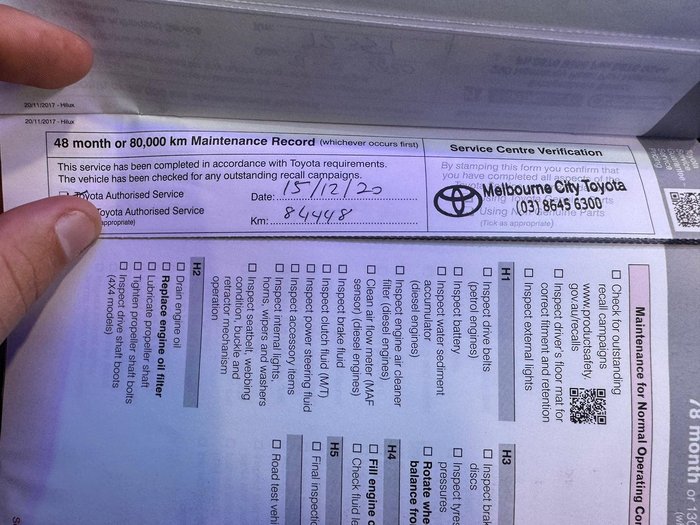 2018 Toyota Hilux Workmate