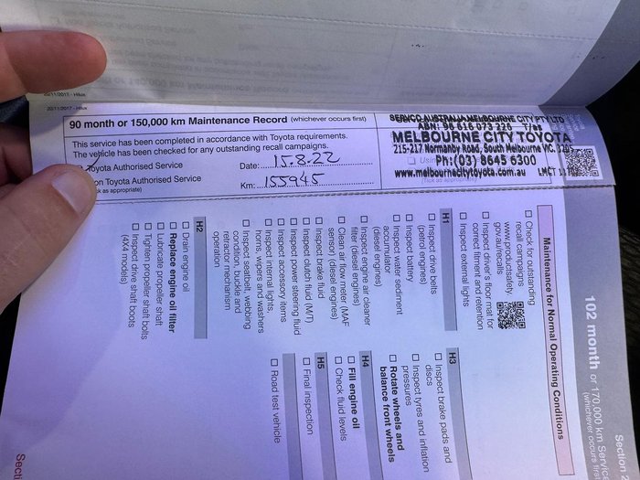 2018 Toyota Hilux Workmate