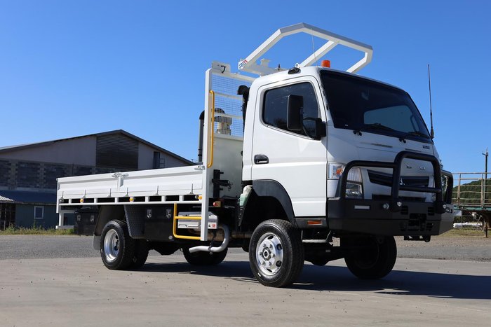 2018 Fuso Canter 4X4 FG Trayback White