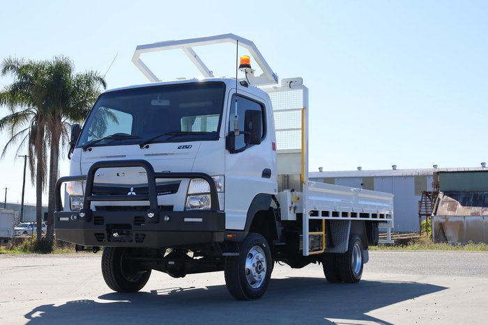 2018 Fuso Canter 4X4 FG Trayback White