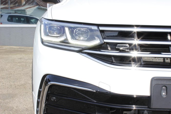 2022 Volkswagen Tiguan 162TSI R-Line 5N MY22 Four Wheel Drive Pure White
