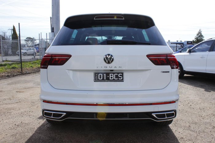 2022 Volkswagen Tiguan 162TSI R-Line 5N MY22 Four Wheel Drive Pure White